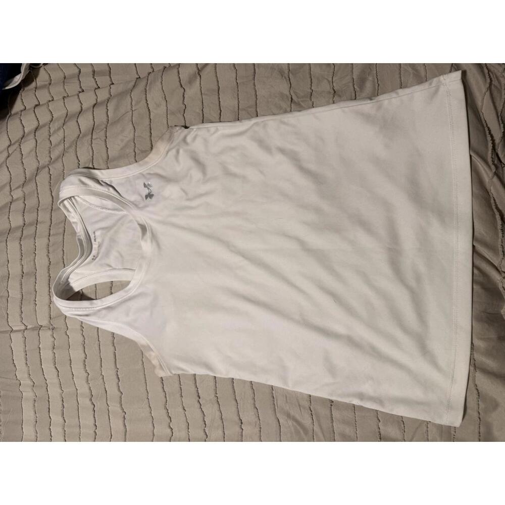 Under Armour Women's White Racerback Activewear Tank Top Size Small